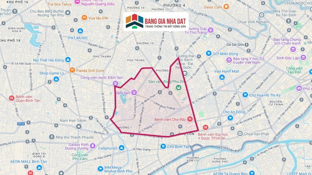 ban do vi tri quan 11 tp hcm