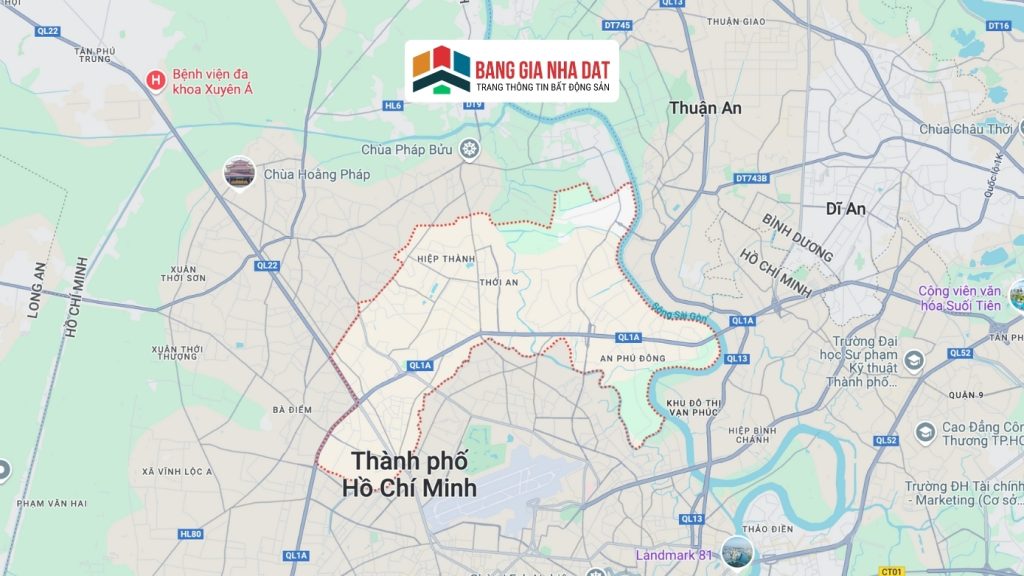 ban do vi tri quan 12 tp hcm