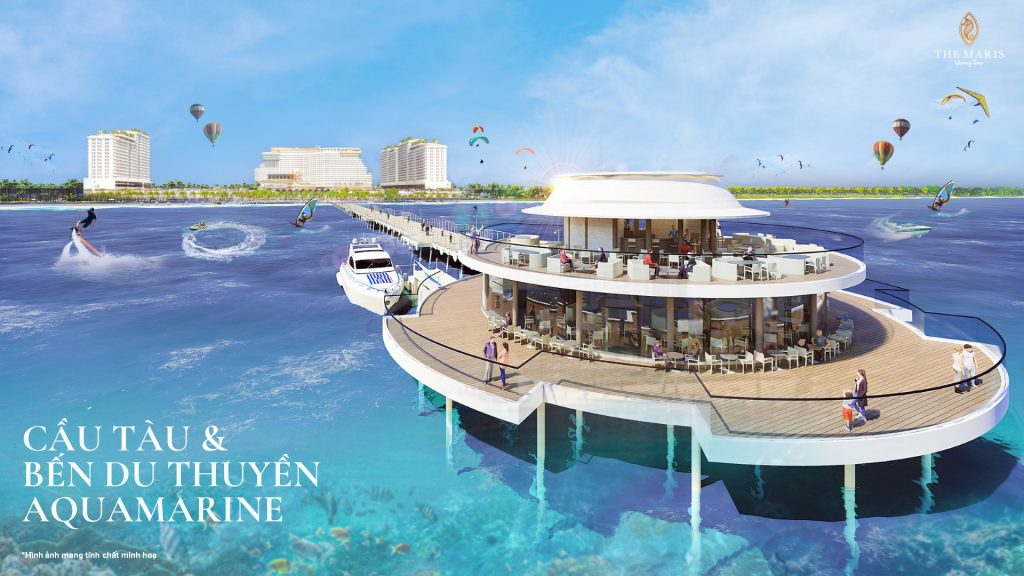 cau tau va ben du thuyen aquamarine