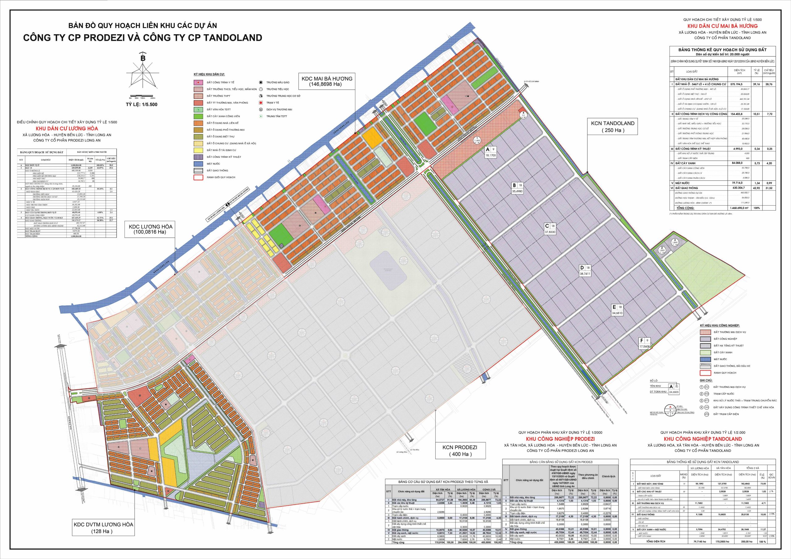 quy hoach lien khu cac du an cong ty prodezi va cong ty tandoland