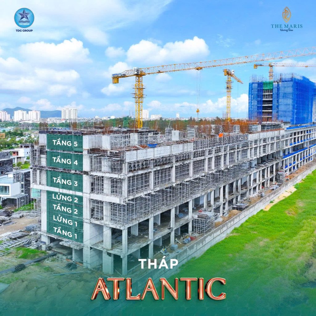 tien do xay dung atlantic vung tau thang 10 2025