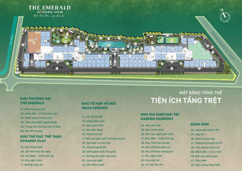 mat bang tong the tien ich tang tret the emerald garden view