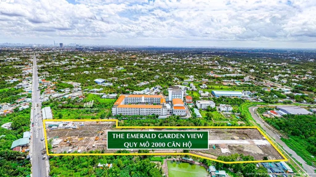 tien do du an the emerald garden view