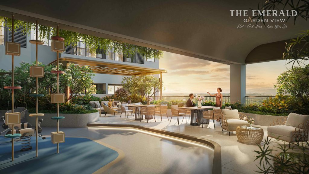 tien ich du an the emerald garden view