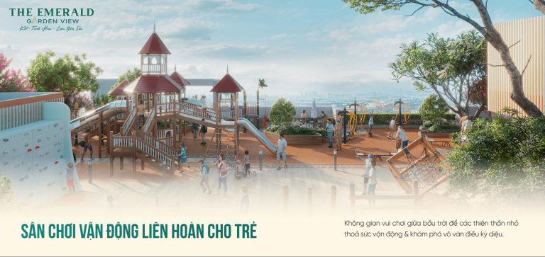 tien ich the emerald garden view san choi tre em