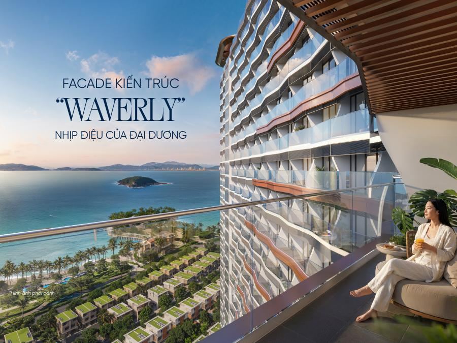 Facade kiến trúc Waverly Alora Nha Trang